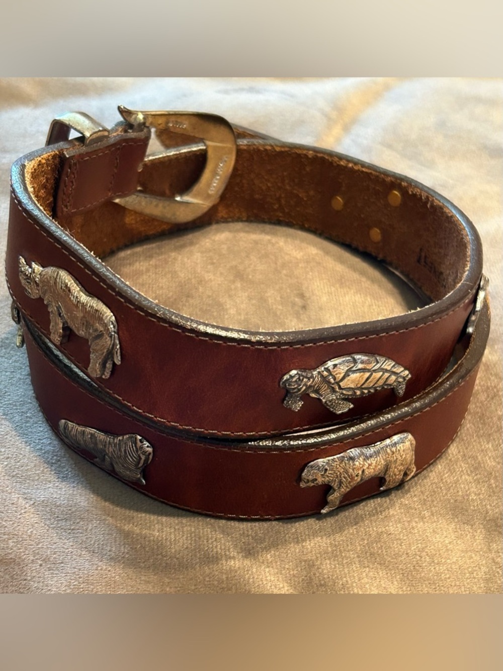 Vintage Honest By Brighton Animal Belt